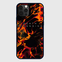 Чехол iPhone 12 Pro Max Death Stranding red lava