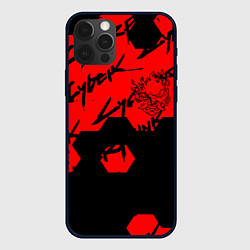 Чехол для iPhone 12 Pro Max Cyberpunk 2077 кибер броня, цвет: 3D-черный