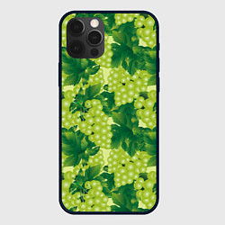 Чехол для iPhone 12 Pro Max Виноградный паттерн, цвет: 3D-черный
