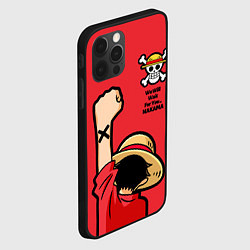 Чехол для iPhone 12 Pro Max One Piece - captain Monkey D Luffy, цвет: 3D-черный — фото 2