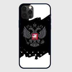 Чехол iPhone 12 Pro Max Россия краски герб