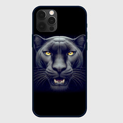 Чехол iPhone 12 Pro Max Могучая пантера - нейросеть