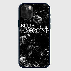 Чехол для iPhone 12 Pro Max Blue Exorcist black ice, цвет: 3D-черный