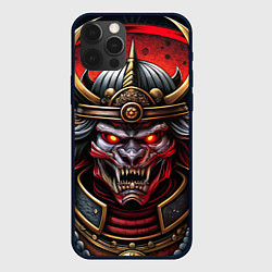 Чехол для iPhone 12 Pro Max Самурай нечеловек свирепый, цвет: 3D-черный