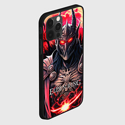 Чехол для iPhone 12 Pro Max Elden Ring персонаж темный рыцарь, цвет: 3D-черный — фото 2