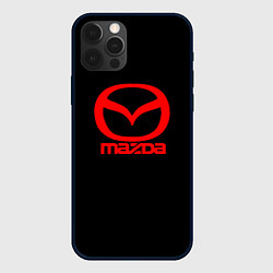 Чехол iPhone 12 Pro Max Mazda red logo