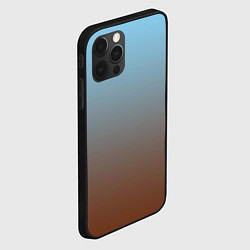 Чехол для iPhone 12 Pro Max Текстура градиент, цвет: 3D-черный — фото 2