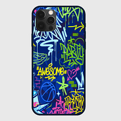 Чехол для iPhone 12 Pro Max Урбанизм и граффити, цвет: 3D-черный