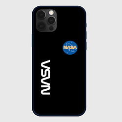 Чехол iPhone 12 Pro Max NASA logo usa space