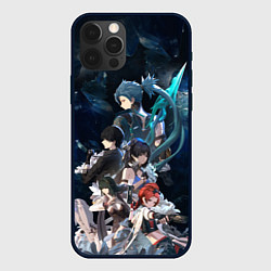 Чехол для iPhone 12 Pro Max Wuthering Waves - Game characters, цвет: 3D-черный