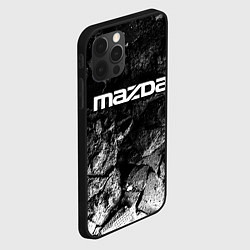 Чехол для iPhone 12 Pro Max Mazda black graphite, цвет: 3D-черный — фото 2