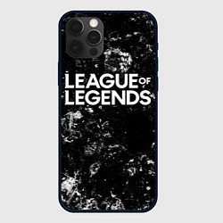 Чехол для iPhone 12 Pro Max League of Legends black ice, цвет: 3D-черный