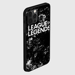 Чехол для iPhone 12 Pro Max League of Legends black ice, цвет: 3D-черный — фото 2