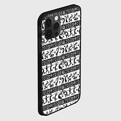 Чехол для iPhone 12 Pro Max Боги индейцев хайда - Кокопелли, цвет: 3D-черный — фото 2