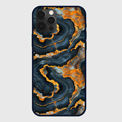 Чехол iPhone 12 Pro Max Золотистый мрамор