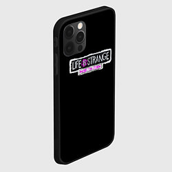 Чехол для iPhone 12 Pro Max Life is strange logo game, цвет: 3D-черный — фото 2