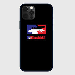 Чехол для iPhone 12 Pro Max Limp Bizkit logo brend, цвет: 3D-черный