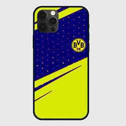 Чехол iPhone 12 Pro Max Borussia logo geometry