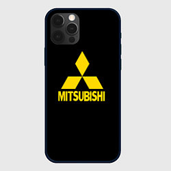 Чехол iPhone 12 Pro Max Mitsubishi logo yelow