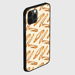 Чехол для iPhone 12 Pro Max The baguette pattern, цвет: 3D-черный — фото 2