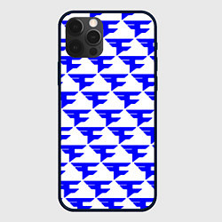 Чехол для iPhone 12 Pro Max FaZe Clan pattern team, цвет: 3D-черный