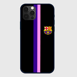 Чехол для iPhone 12 Pro Max Barcelona line, цвет: 3D-черный