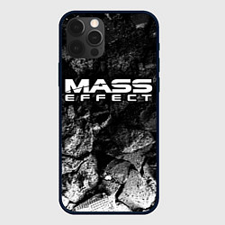 Чехол для iPhone 12 Pro Max Mass Effect black graphite, цвет: 3D-черный