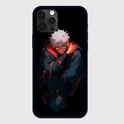 Чехол iPhone 12 Pro Max Парень в темноте в стиле манга - manga dark