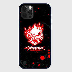 Чехол iPhone 12 Pro Max Samurai flame logo