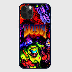 Чехол iPhone 12 Pro Max Doom game demons