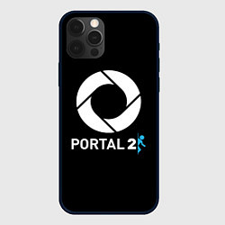 Чехол iPhone 12 Pro Max Portal2 logo game