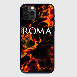 Чехол для iPhone 12 Pro Max Roma red lava, цвет: 3D-черный