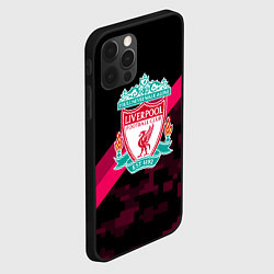 Чехол для iPhone 12 Pro Max Liverpool sport fc club, цвет: 3D-черный — фото 2