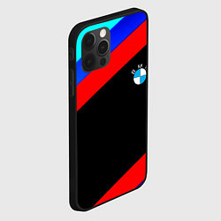 Чехол для iPhone 12 Pro Max BMW line sport, цвет: 3D-черный — фото 2