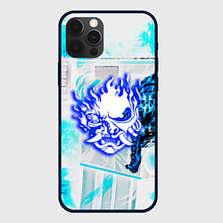 Чехол iPhone 12 Pro Max Samurai logo howl