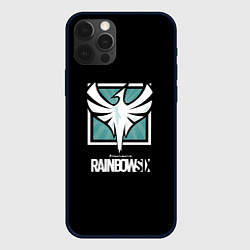 Чехол iPhone 12 Pro Max Rainbow six logo game ubisoft