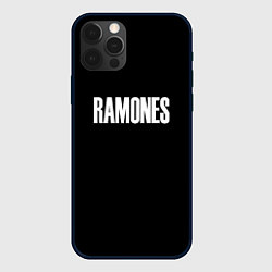 Чехол iPhone 12 Pro Max Ramones white logo