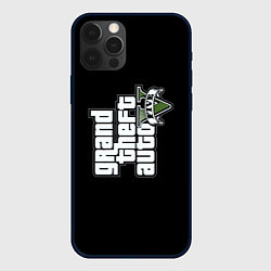 Чехол iPhone 12 Pro Max GTA5 logo game rockstar