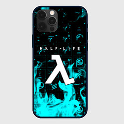 Чехол iPhone 12 Pro Max Half life fire x portal game