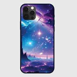 Чехол iPhone 12 Pro Max Звездный город в космосе