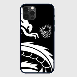 Чехол iPhone 12 Pro Max Samurai dragon steel japan