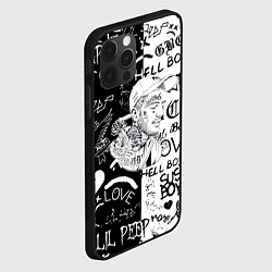 Чехол для iPhone 12 Pro Max Lii Peep pattern rap, цвет: 3D-черный — фото 2