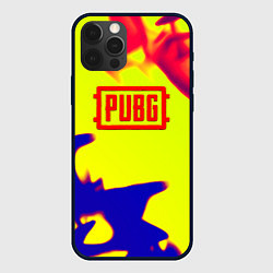 Чехол iPhone 12 Pro Max PUBG neon flame