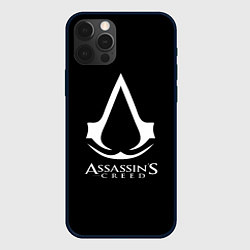 Чехол для iPhone 12 Pro Max Assassins Creed logo game, цвет: 3D-черный