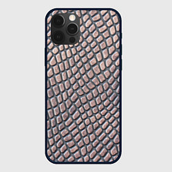 Чехол iPhone 12 Pro Max Кожаный принт