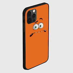 Чехол для iPhone 12 Pro Max Эмоция тревожности - глаза крупно, цвет: 3D-черный — фото 2