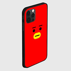 Чехол для iPhone 12 Pro Max BT21 Tata, цвет: 3D-черный — фото 2