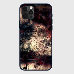 Чехол iPhone 12 Pro Max Мокрая бумага ретро гранж текстура грязная