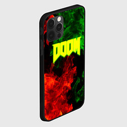 Чехол для iPhone 12 Pro Max Doom Eternal fire, цвет: 3D-черный — фото 2