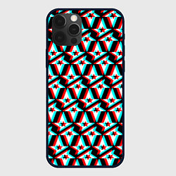 Чехол iPhone 12 Pro Max Астралис глитч логотип